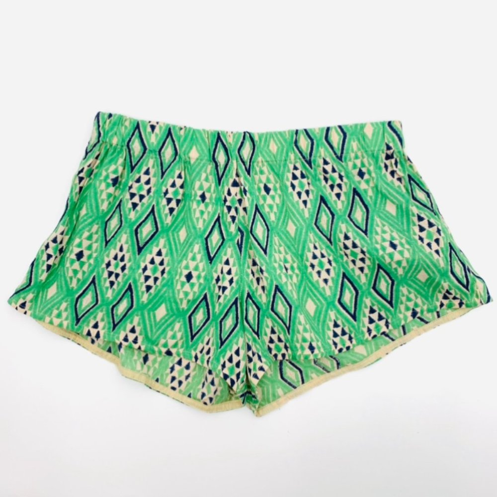 Anthropologie Paper Crane Shorts Aztec Print woven